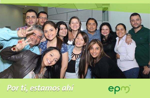 Segundo Aniversario Servicios Grupo EPM
Segundo Aniversario Servicios Grupo EPM
Fecha: Octubre 21 de 2016
Para descargar esta fotografía en alta resolución, haga clic sobre la imagen hasta que la misma se despliegue en la pantalla completa; luego dé clic derecho y elija la opción "guardar imagen como". 
En caso de publicación por cualquier medio, solicitamos acompañarla del crédito: "Foto EPM"
Palabras clave: Segundo Aniversario Servicios Grupo EPM