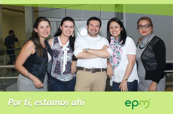 Segundo Aniversario Servicios Grupo EPM
Segundo Aniversario Servicios Grupo EPM
Fecha: Octubre 21 de 2016
Para descargar esta fotografía en alta resolución, haga clic sobre la imagen hasta que la misma se despliegue en la pantalla completa; luego dé clic derecho y elija la opción "guardar imagen como". 
En caso de publicación por cualquier medio, solicitamos acompañarla del crédito: "Foto EPM"
Palabras clave: Segundo Aniversario Servicios Grupo EPM