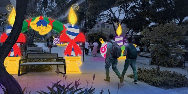 Ilustraciones Alumbrado navideño Medellin 2019
Ilustraciones Alumbrado navideño Medellin 2019
Fecha: 16 Octubre 2019.
Para descargar esta fotografía en alta resolución, haga clic sobre la imagen hasta que la misma se despliegue en la pantalla completa; luego dé clic derecho y elija la opción "guardar imagen como". 
En caso de publicación por cualquier medio, solicitamos acompañarla del crédito: "Foto EPM"
Palabras clave: Ilustraciones Alumbrado navideño Medellin 2019