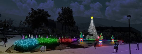 Ilustraciones Alumbrado navideño Medellin 2019
Ilustraciones Alumbrado navideño Medellin 2019
Fecha: 16 Octubre 2019.
Para descargar esta fotografía en alta resolución, haga clic sobre la imagen hasta que la misma se despliegue en la pantalla completa; luego dé clic derecho y elija la opción "guardar imagen como". 
En caso de publicación por cualquier medio, solicitamos acompañarla del crédito: "Foto EPM"
Palabras clave: Ilustraciones Alumbrado navideño Medellin 2019