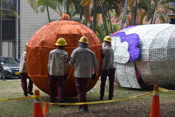 Montaje del Alumbrado navideño Medellin 2019
Montaje del Alumbrado navideño Medellin 2019
Fecha: 2 septiembre 2019.
Para descargar esta fotografía en alta resolución, haga clic sobre la imagen hasta que la misma se despliegue en la pantalla completa; luego dé clic derecho y elija la opción "guardar imagen como". 
En caso de publicación por cualquier medio, solicitamos acompañarla del crédito: "Foto EPM"
Palabras clave: Montaje del Alumbrado navideño Medellin 2019