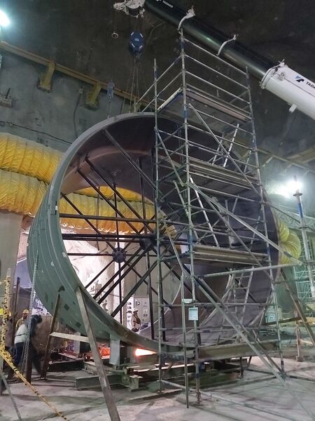 Palabras clave: Montaje, Casa de máquinas, proyecto h