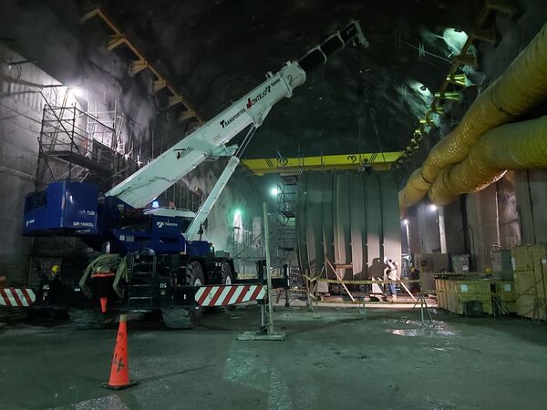 Palabras clave: Montaje, Casa de máquinas, proyecto hidroeléctrico Ituango, Ituango