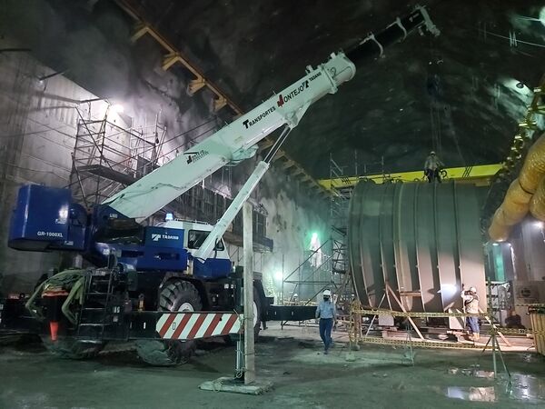 Palabras clave: Montaje, Casa de máquinas, proyecto hidroeléctrico Ituango, Ituango